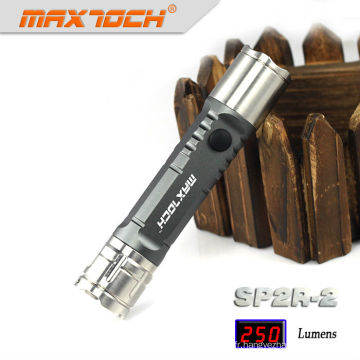 Maxtoch SP2R-2 poche taille Mini Led lumineuse batterie alimentée